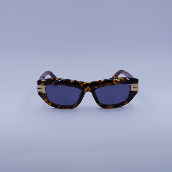 Palm Angels PERI10E CLAIRE 6045 Sunglasses Havana Cat Eye Frame, Blue Lenses - Picture 3 of 9